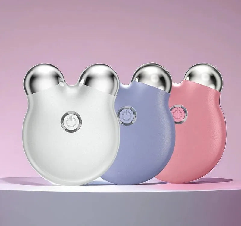 EMS Facial Massager – Portable Microcurrent Beauty Tool with Dual Rollers for Daily Skincare-TRUZENIC
