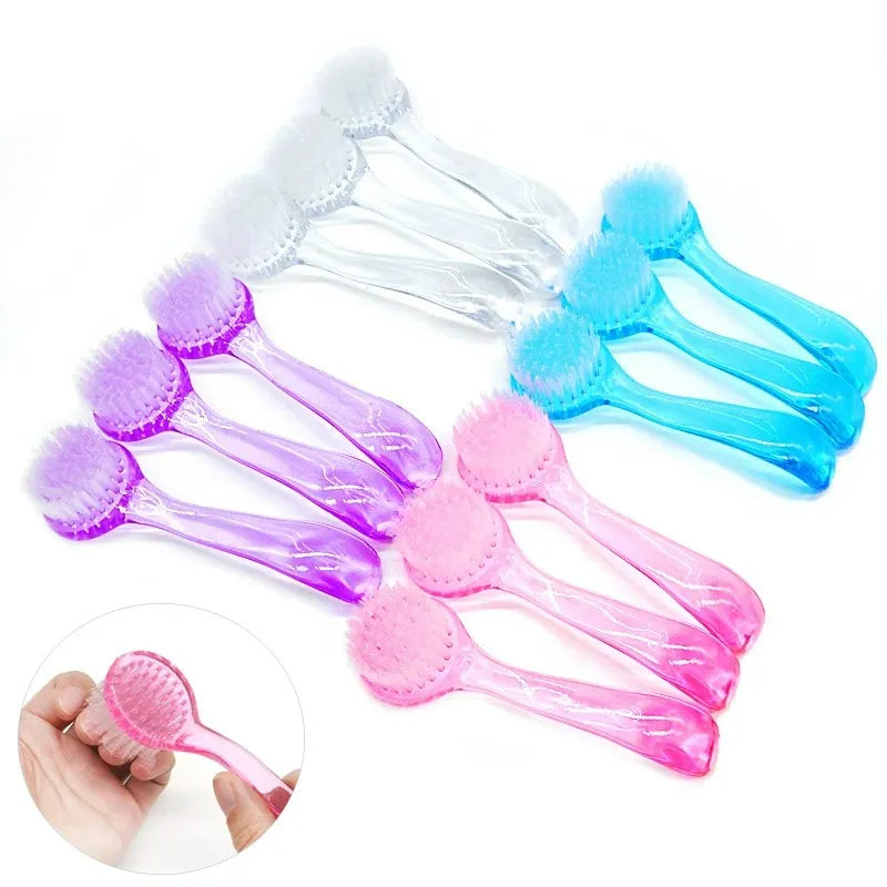 Nail Cleaning Brush Set – 10 Pcs Round Head Dust Remover Brushes for Manicure and Acrylic Nail Care-TRUZENIC