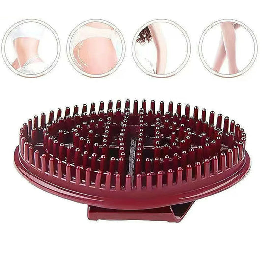 Body Massage Brush – Handheld Dry Brush for Back, Legs, and Skin Relaxation with Ergonomic Design-TRUZENIC