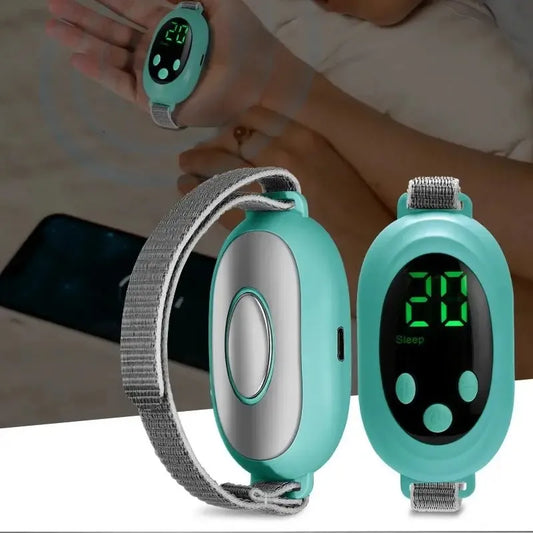 Microcurrent Sleep Aid Device, EMS Sleep Instrument & Palm Pulse Massager-TRUZENIC