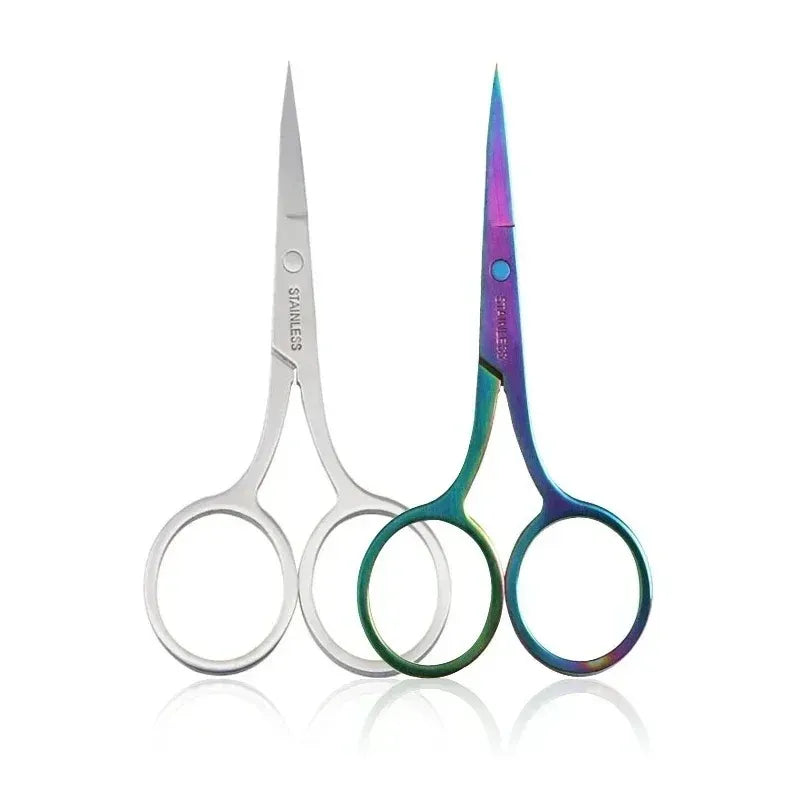 TRUZENIC Eyebrow and Eyelash Scissors – Facial Hair and Cuticle Trimmer Beauty Tool