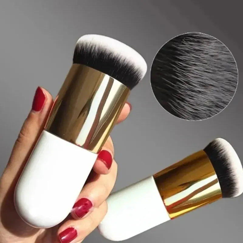 TRUZENIC Foundation Makeup Brush – Large & Small Mushroom Brush for Smooth BB Cream Application