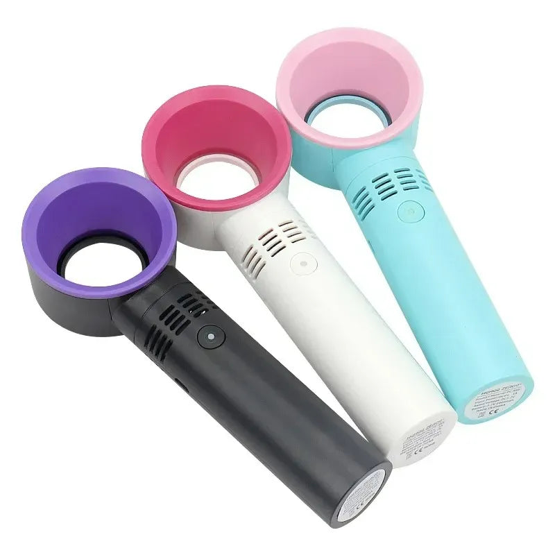 Bladeless Eyelash Dryer Fan – USB Rechargeable Lash Drying for False Lashes and Makeup Application-TRUZENIC