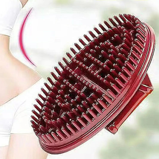 Body Massage Brush – Handheld Dry Brush for Back, Legs, and Skin Relaxation with Ergonomic Design-TRUZENIC