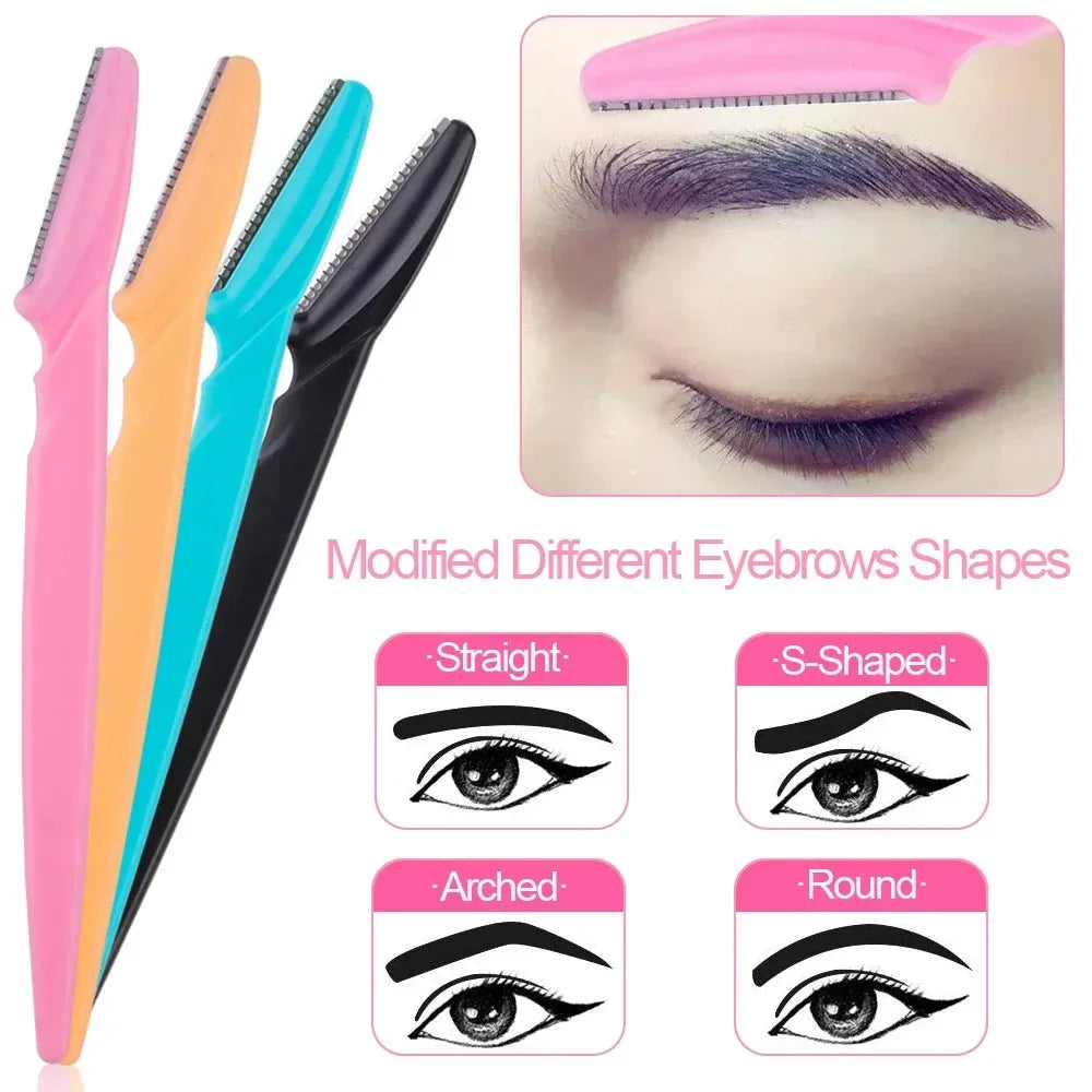 Portable Eyebrow Trimmer Razor – Facial Hair Shaver and Shaping Tool for Women’s Grooming and Makeup-TRUZENIC