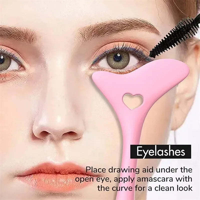 TRUZENIC Multi-Functional Eyeliner & Lip Stencil – Reusable Silicone Makeup Aid