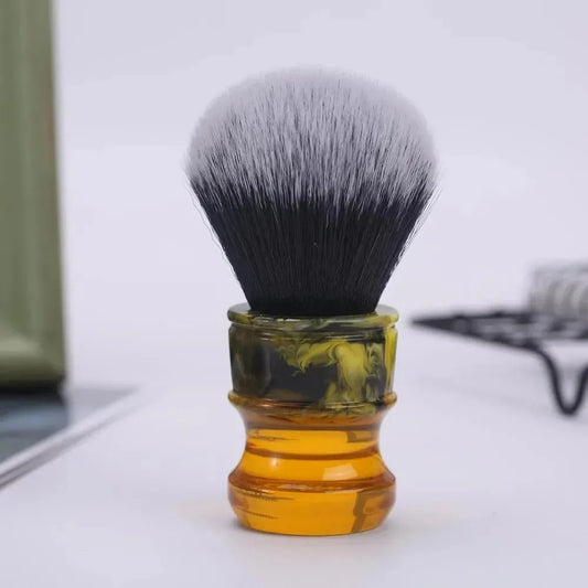 Wet Shaving Brush for Men – Synthetic Fiber with Resin Handle-TRUZENIC