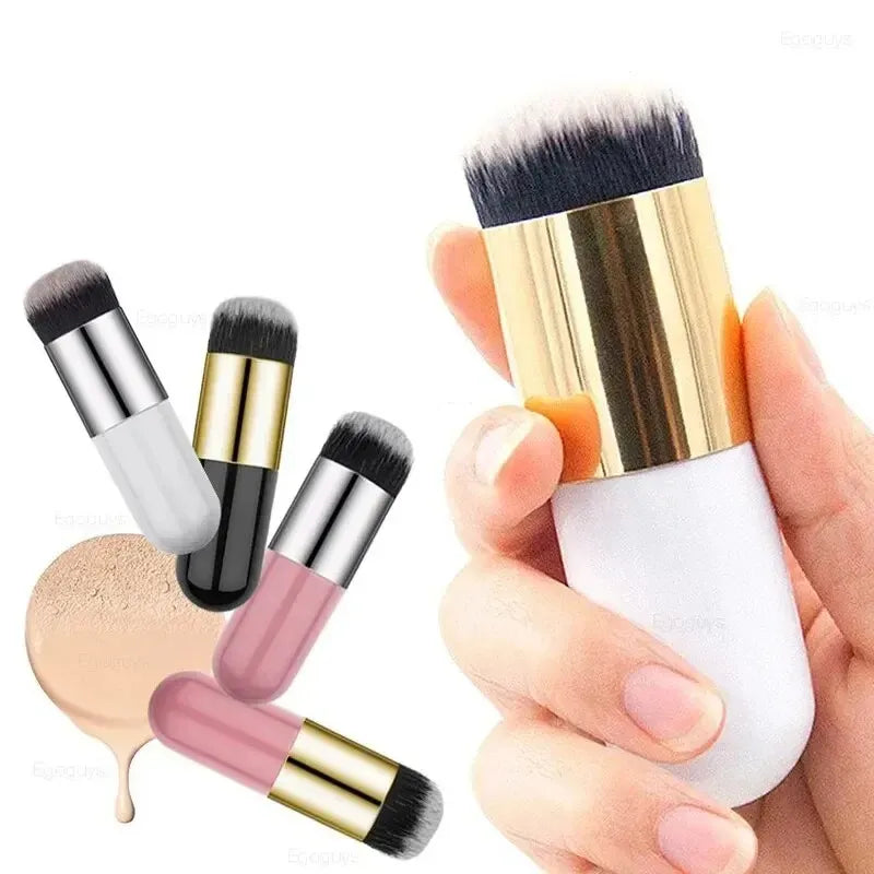 TRUZENIC Foundation Makeup Brush – Large & Small Mushroom Brush for Smooth BB Cream Application