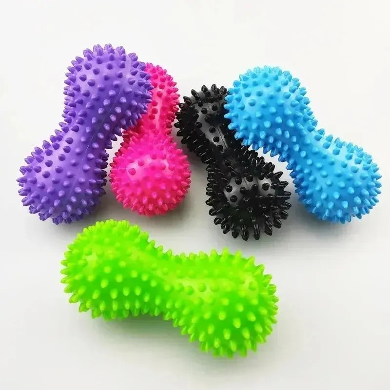 Foot Massage Roller Ball – Double Spiky Peanut Roller for Arch Support, Mobility, and Muscle Relaxation-TRUZENIC