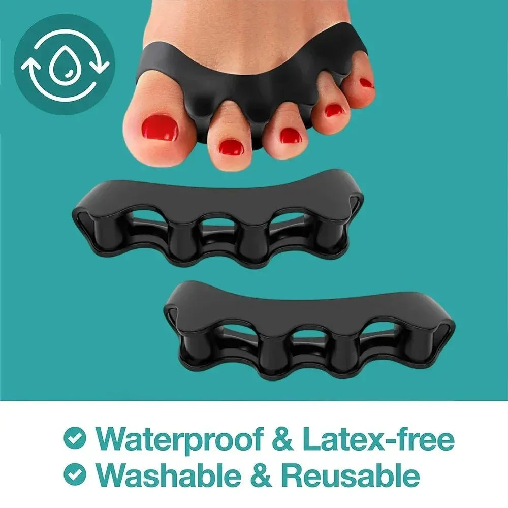 Silicone Toe Separators – Soft Gel Spacers for Toe Alignment and Daily Foot Comfort-TRUZENIC