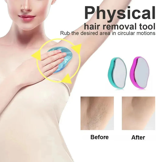 Crystal Hair Eraser – Reusable Manual Hair Removal Tool for Smooth Skin and Easy Maintenance-TRUZENIC