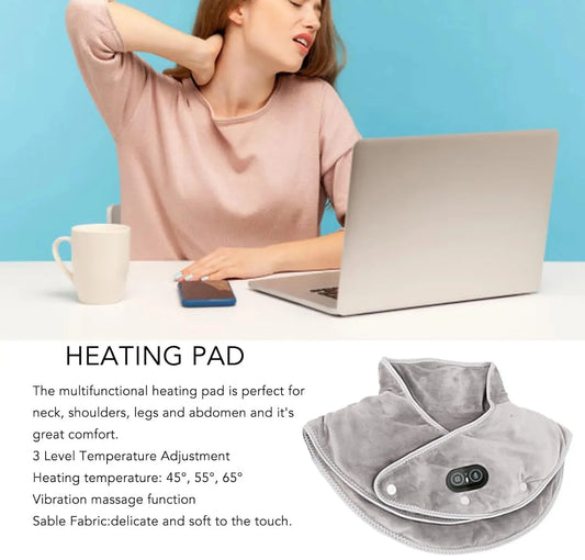 Neck & Shoulder Massager – Heated Vibration Pad with Infrared Warming for Everyday Comfort & Relaxation-TRUZENIC