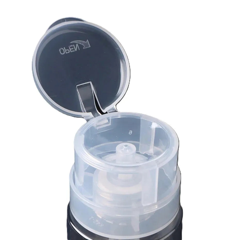 TRUZENIC 100ml Refillable Pump Bottles – Empty Dispenser for Nail Polish Remover & Manicure Tools