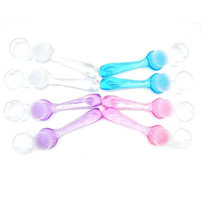 Nail Cleaning Brush Set – 10 Pcs Round Head Dust Remover Brushes for Manicure and Acrylic Nail Care-TRUZENIC
