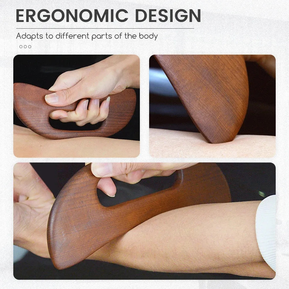 Wood Therapy Massage Stick – Natural Scraping Tool for Body Relaxation and Wellness Routines-TRUZENIC