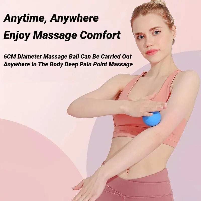 TRUZENIC 6cm TPE Fascia Ball – Deep Tissue Massage, Muscle Relaxation & Trigger Point Therapy