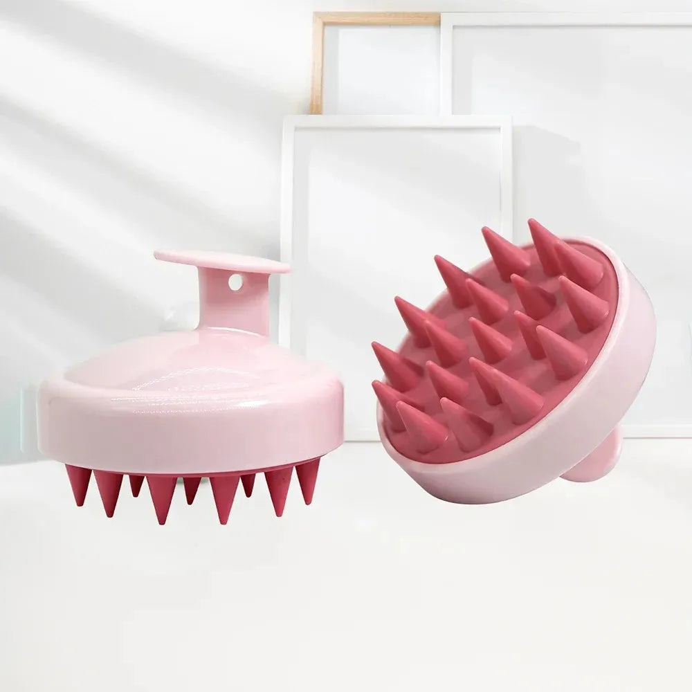 Silicone Scalp Massage Brush – Shower Hair Washing Comb & Body Scrubber for Shampooing and Relaxation-TRUZENIC