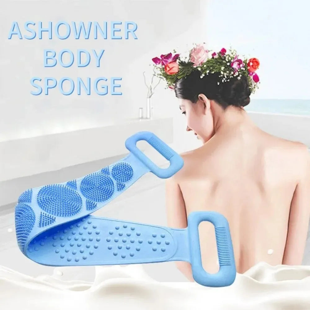 TRUZENIC Silicone Body Scrubber – Exfoliating Back & Bath Brush for Shower and Skin Care