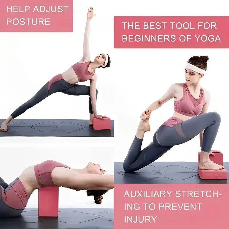 TRUZENIC High-Density Yoga Foam Block – Non-Slip Balance Support for Yoga, Pilates & Meditation