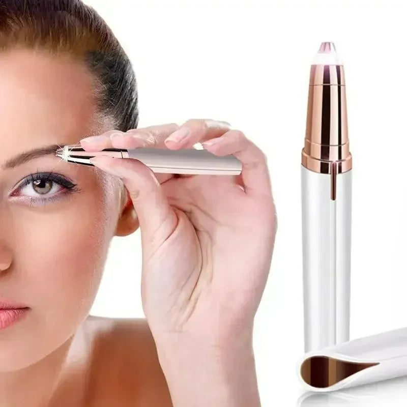 Electric Eyebrow Trimmer – USB Rechargeable Mini Shaver for Gentle Hair Removal and Precise Shaping-TRUZENIC