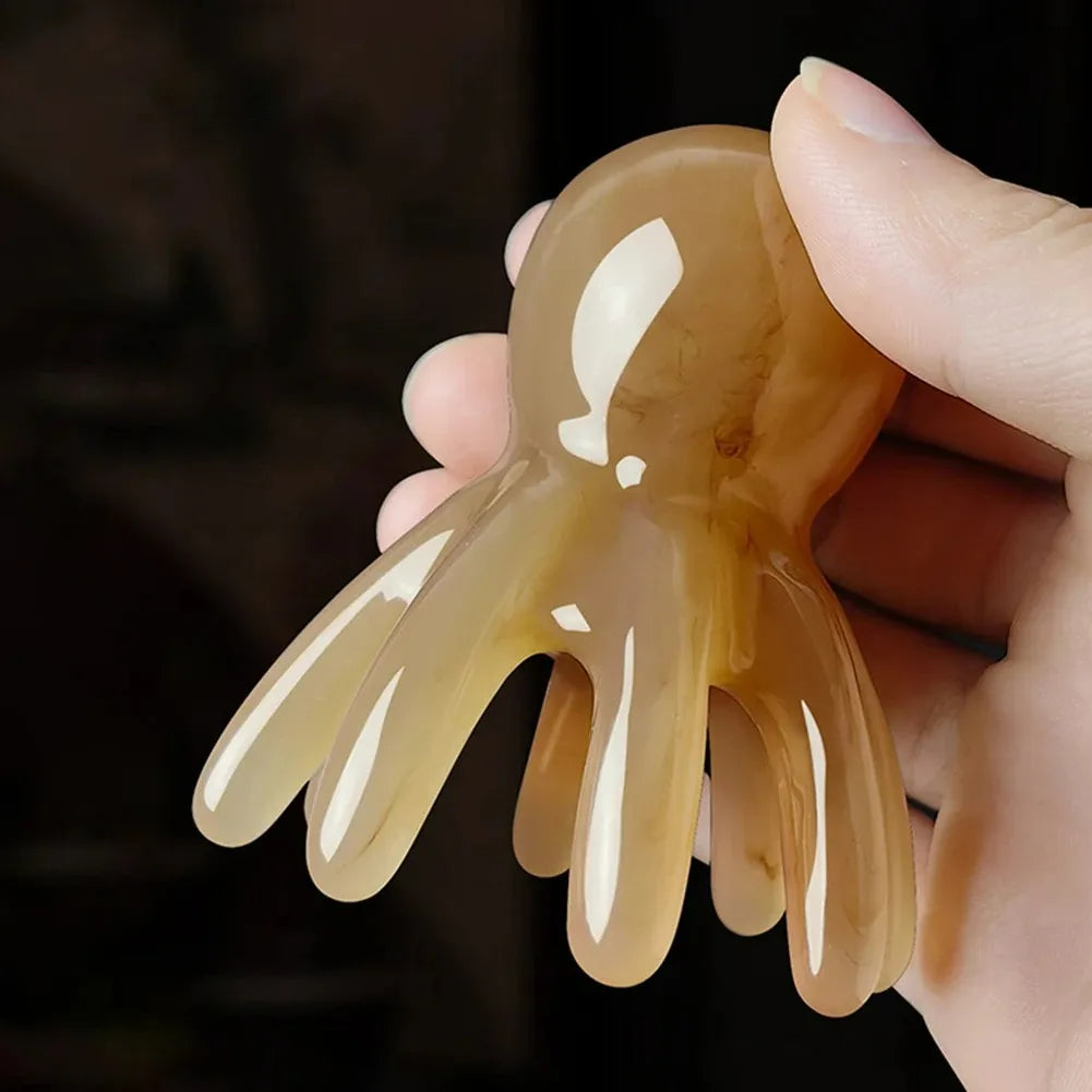 Scalp Massager – Portable Resin Head Massage Comb for Relaxation and Scalp Care-TRUZENIC