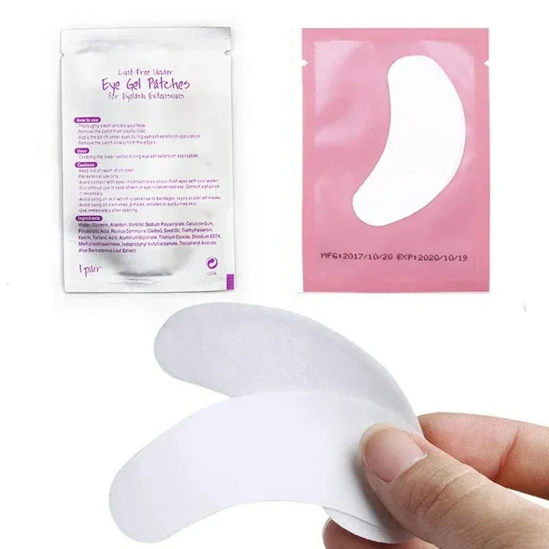 TRUZENIC 100-Pair Eye Patch Set – Under-Eyelash Stickers for Lash Extensions & Eyelid Protection