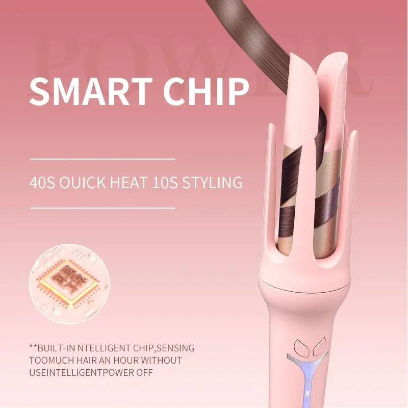 Automatic Hair Curler – 32mm Barrel with 4-Speed Heat Settings for Quick & Easy Styling-TRUZENIC