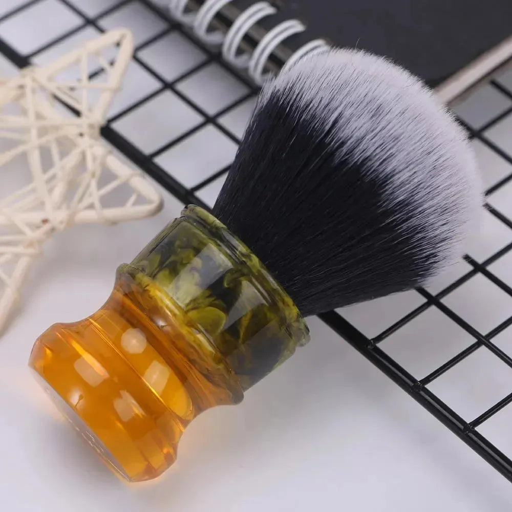 Wet Shaving Brush for Men – Synthetic Fiber with Resin Handle-TRUZENIC