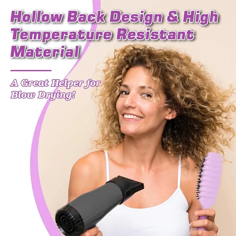 Curl Defining Styling Brush – Detangling Brush for Shaping and Enhancing Natural Curls-TRUZENIC