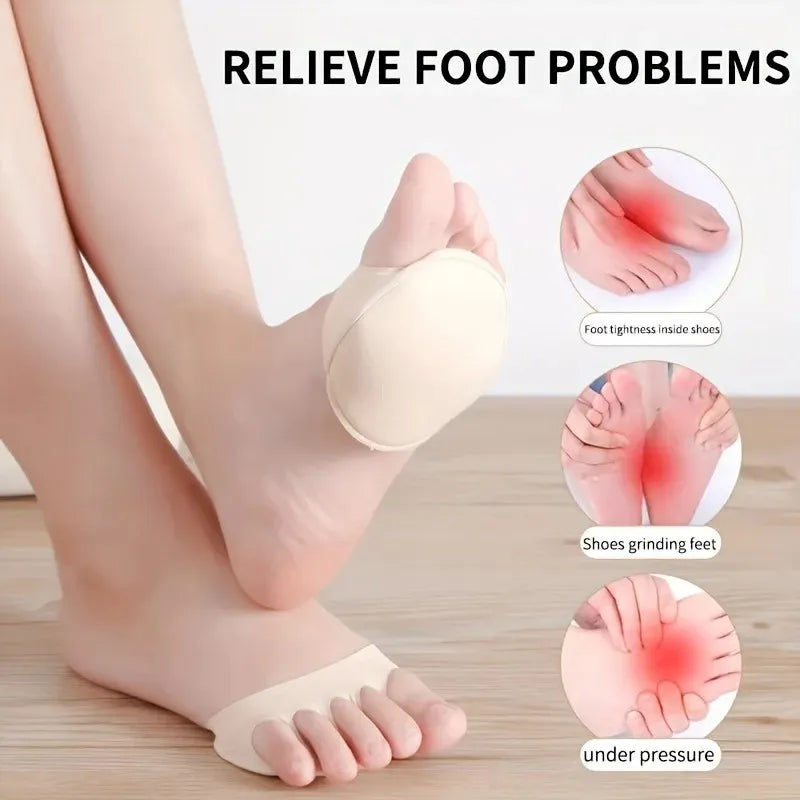 Invisible Forefoot Pads – Soft Non-Slip Metatarsal Cushions for High Heels and Daily Comfort-TRUZENIC