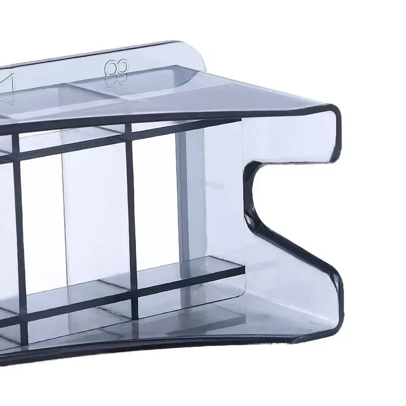TRUZENIC 8-Slot Hair Clipper Guard Storage Box – Universal Guide Comb Organizer