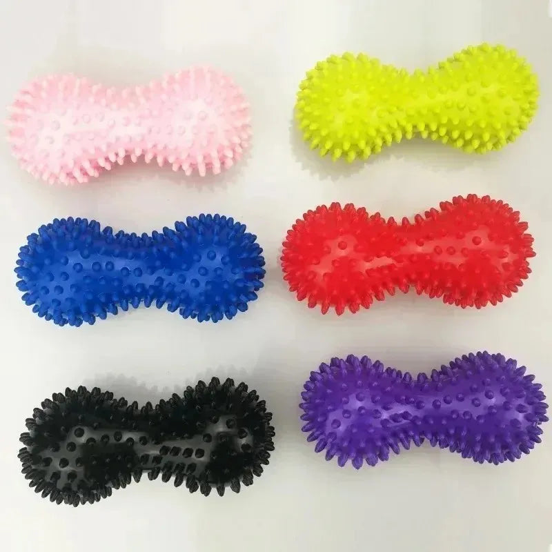 Foot Massage Roller Ball – Double Spiky Peanut Roller for Arch Support, Mobility, and Muscle Relaxation-TRUZENIC