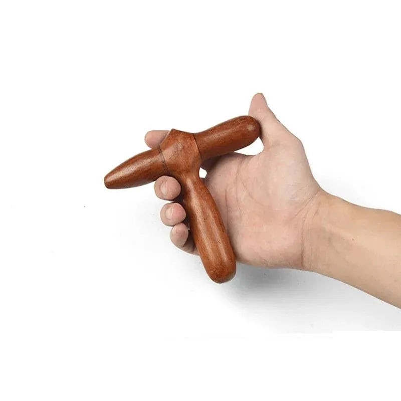 Wooden Acupressure Massager – Multi-Use Tool for Foot, Neck, and Facial Relaxation-TRUZENIC