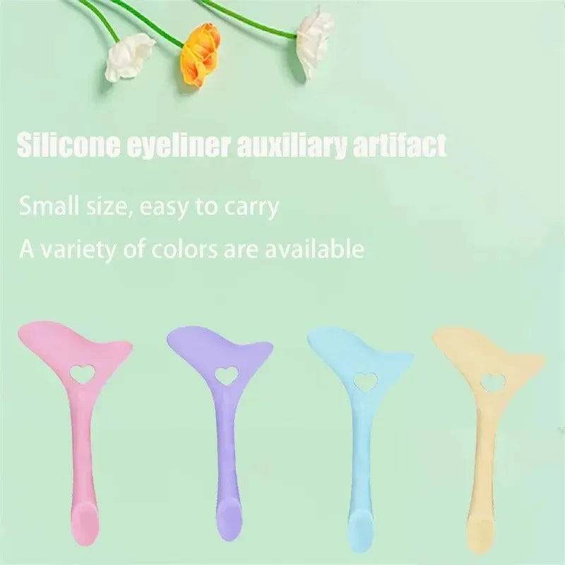 TRUZENIC Multi-Functional Eyeliner & Lip Stencil – Reusable Silicone Makeup Aid