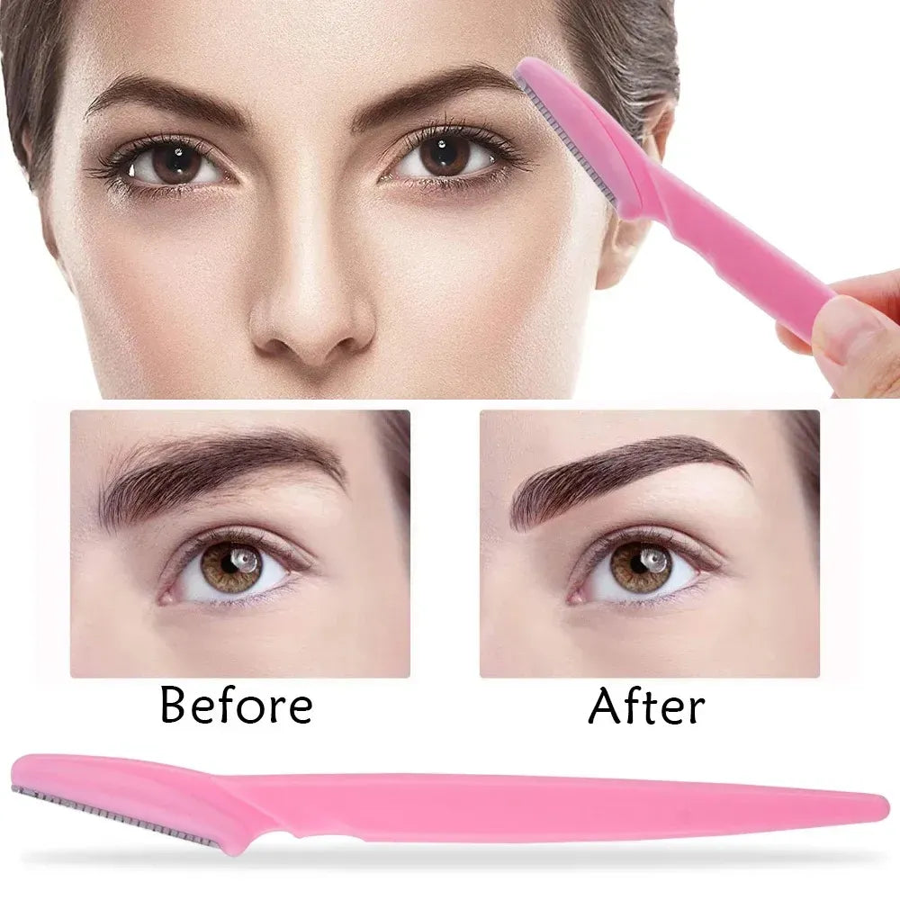 Portable Eyebrow Trimmer Razor – Facial Hair Shaver and Shaping Tool for Women’s Grooming and Makeup-TRUZENIC