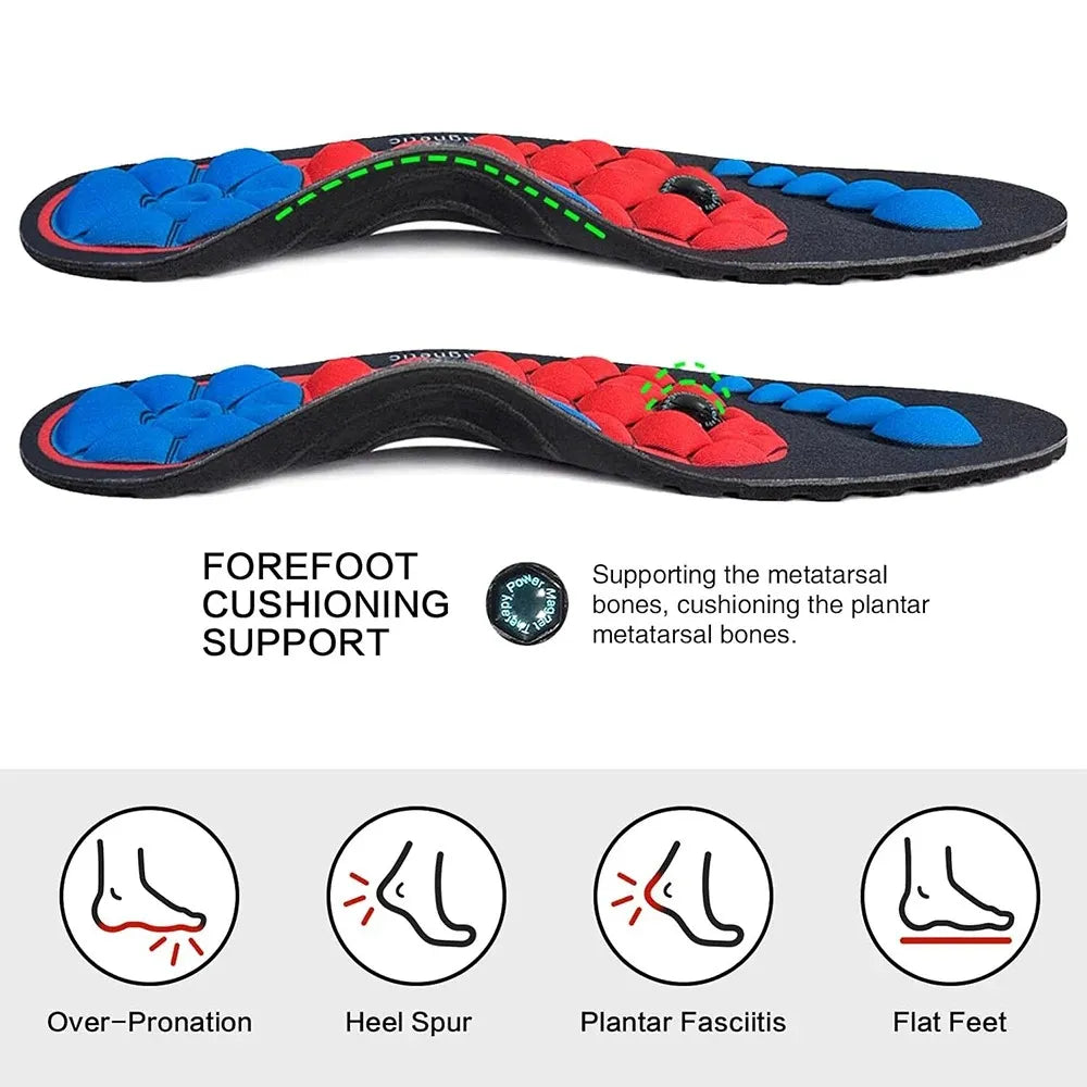 Magnetic Acupressure Insoles – Breathable Arch Support Shoe Inserts for Daily Comfort & Active Use-TRUZENIC
