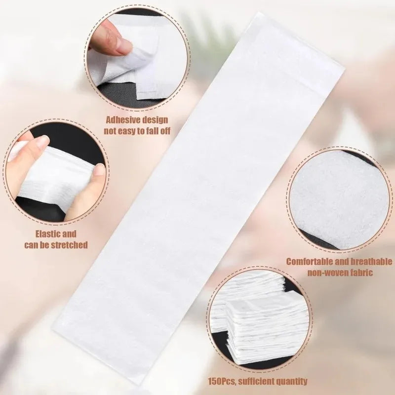 Disposable Facial Headbands – 10/50/100PCS Non-Woven Soft Wraps for Spa, Skincare, and Salon Use-TRUZENIC