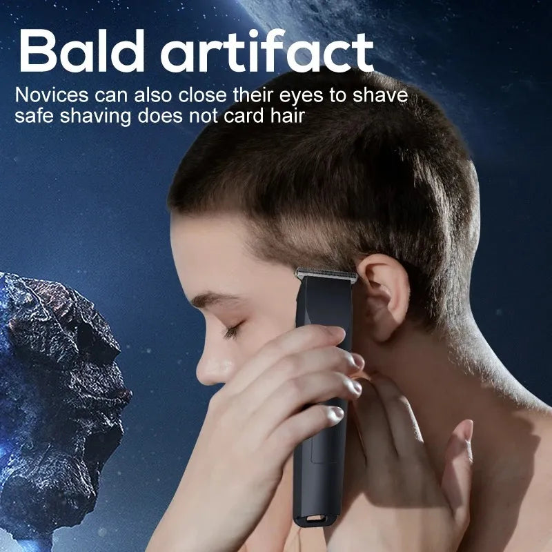 TRUZENIC Rechargeable Hair Clipper – Men’s Electric Shaver, USB Charging, Home & Barber Use
