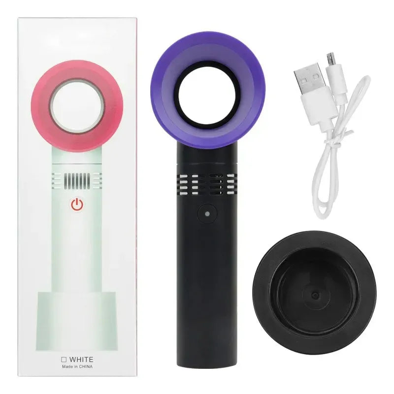 Bladeless Eyelash Dryer Fan – USB Rechargeable Lash Drying for False Lashes and Makeup Application-TRUZENIC