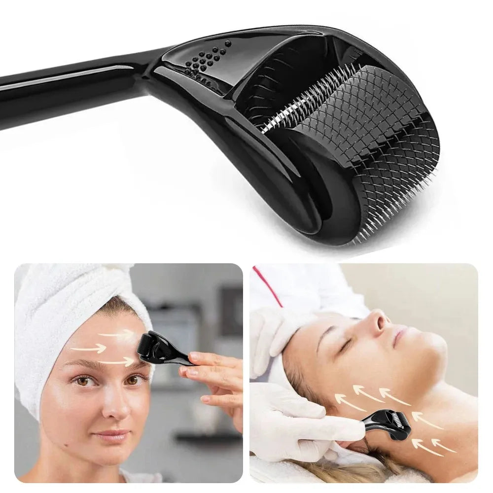 Microneedle Derma Roller – Titanium Micro Needle Facial Tool for Skincare Routines-TRUZENIC