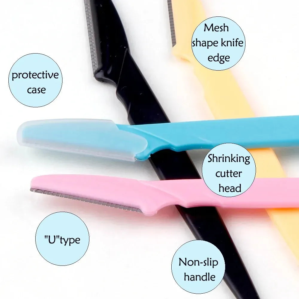 Portable Eyebrow Trimmer Razor – Facial Hair Shaver and Shaping Tool for Women’s Grooming and Makeup-TRUZENIC