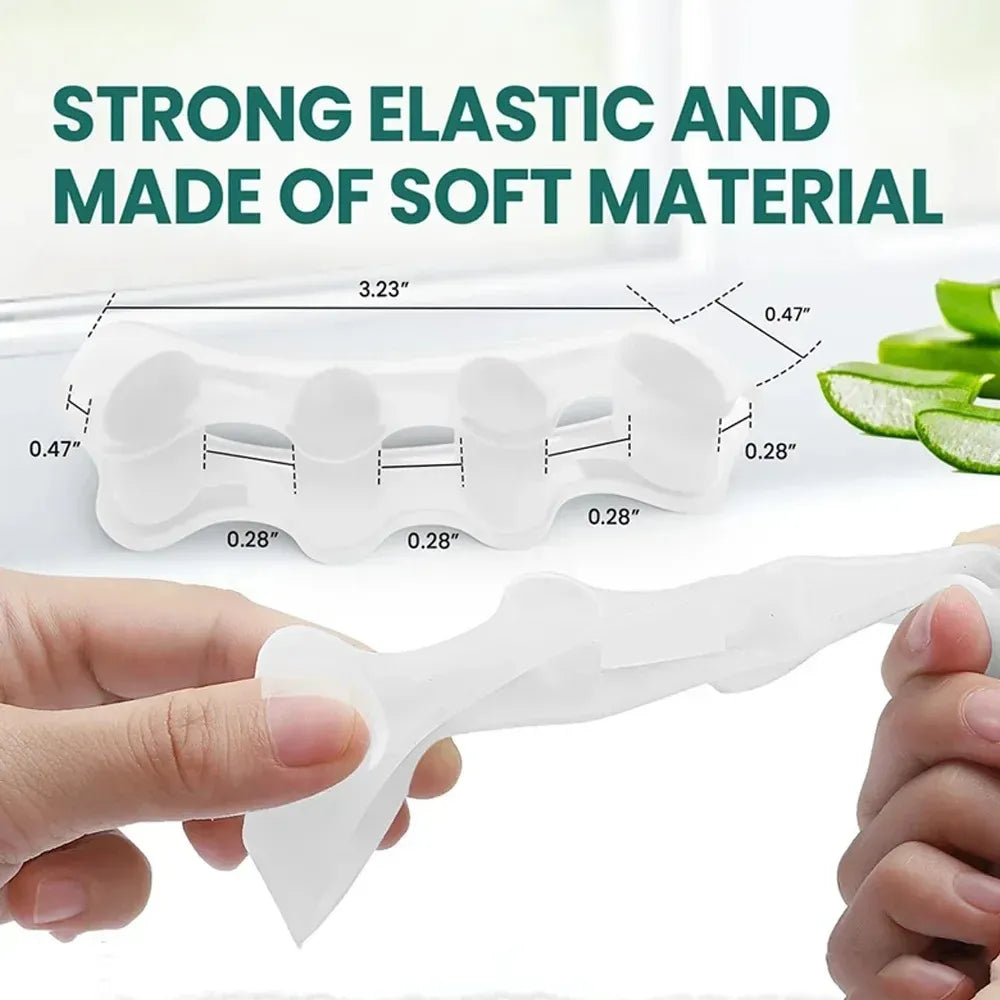 Silicone Toe Separators – Soft Gel Spacers for Toe Alignment and Daily Foot Comfort-TRUZENIC