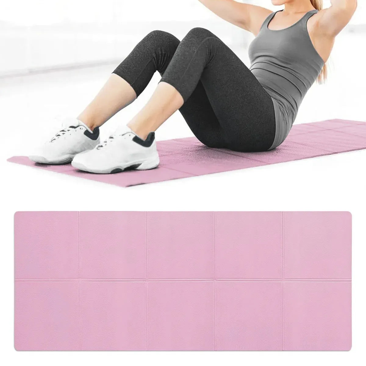 TRUZENIC 4mm Thick EVA Yoga Mat – Non-Slip Fitness Mat for Yoga, Pilates & Exercise