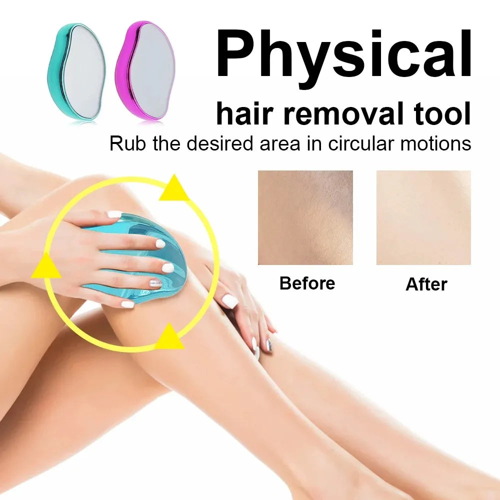 Crystal Hair Eraser – Reusable Manual Hair Removal Tool for Smooth Skin and Easy Maintenance-TRUZENIC