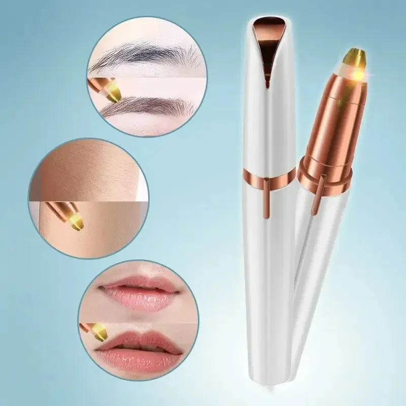 Electric Eyebrow Trimmer – USB Rechargeable Mini Shaver for Gentle Hair Removal and Precise Shaping-TRUZENIC