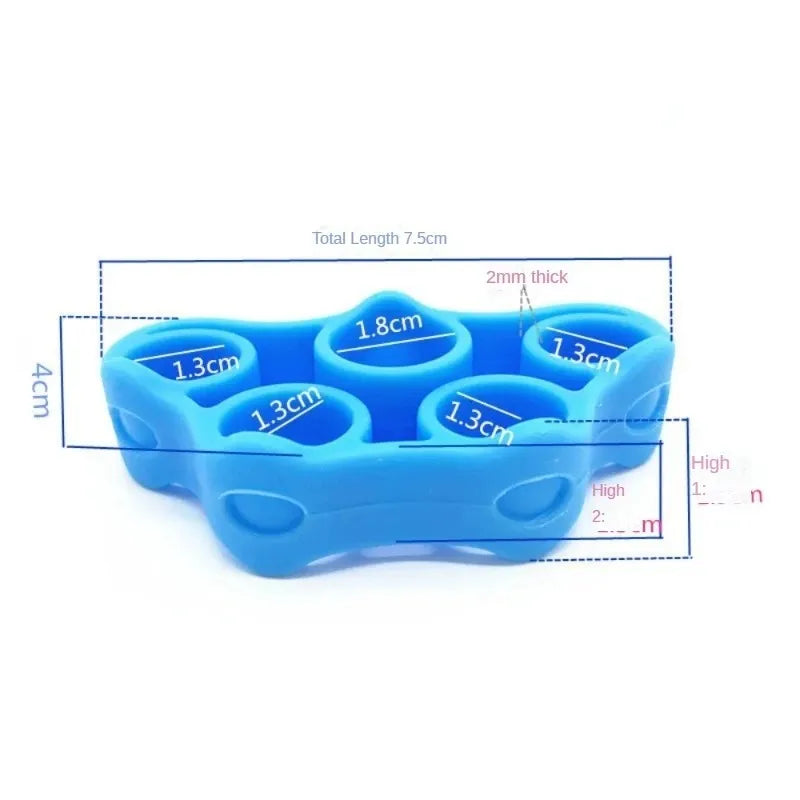 TRUZENIC Hand Grip & Finger Exerciser – Silicone Resistance Trainer for Hands, Fingers, and Wrist Strength