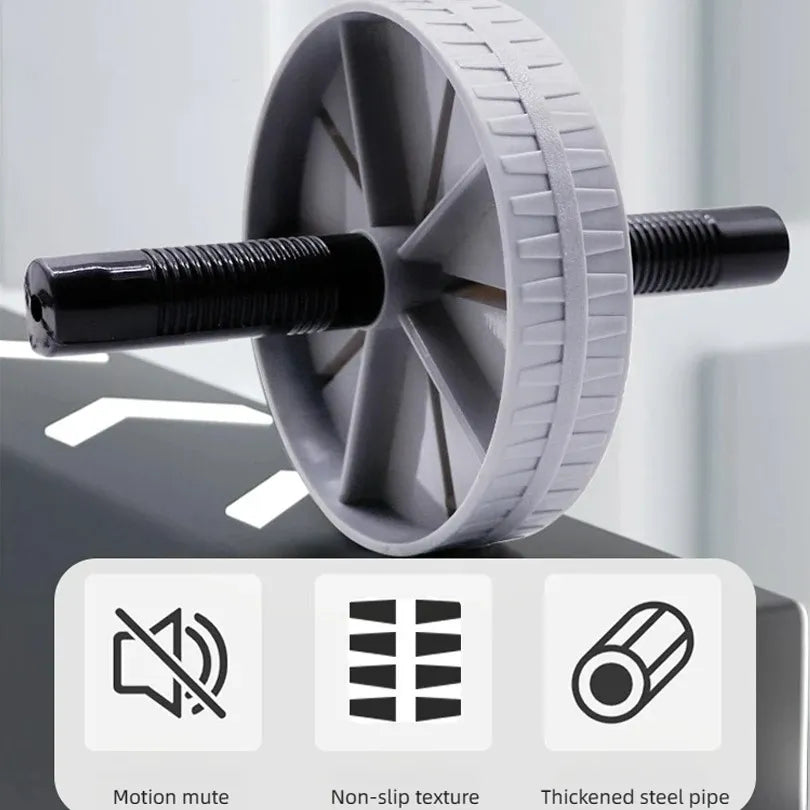 TRUZENIC Abdominal Wheel Roller – Non-Slip Core Trainer for Muscle Strengthening & Home Fitness