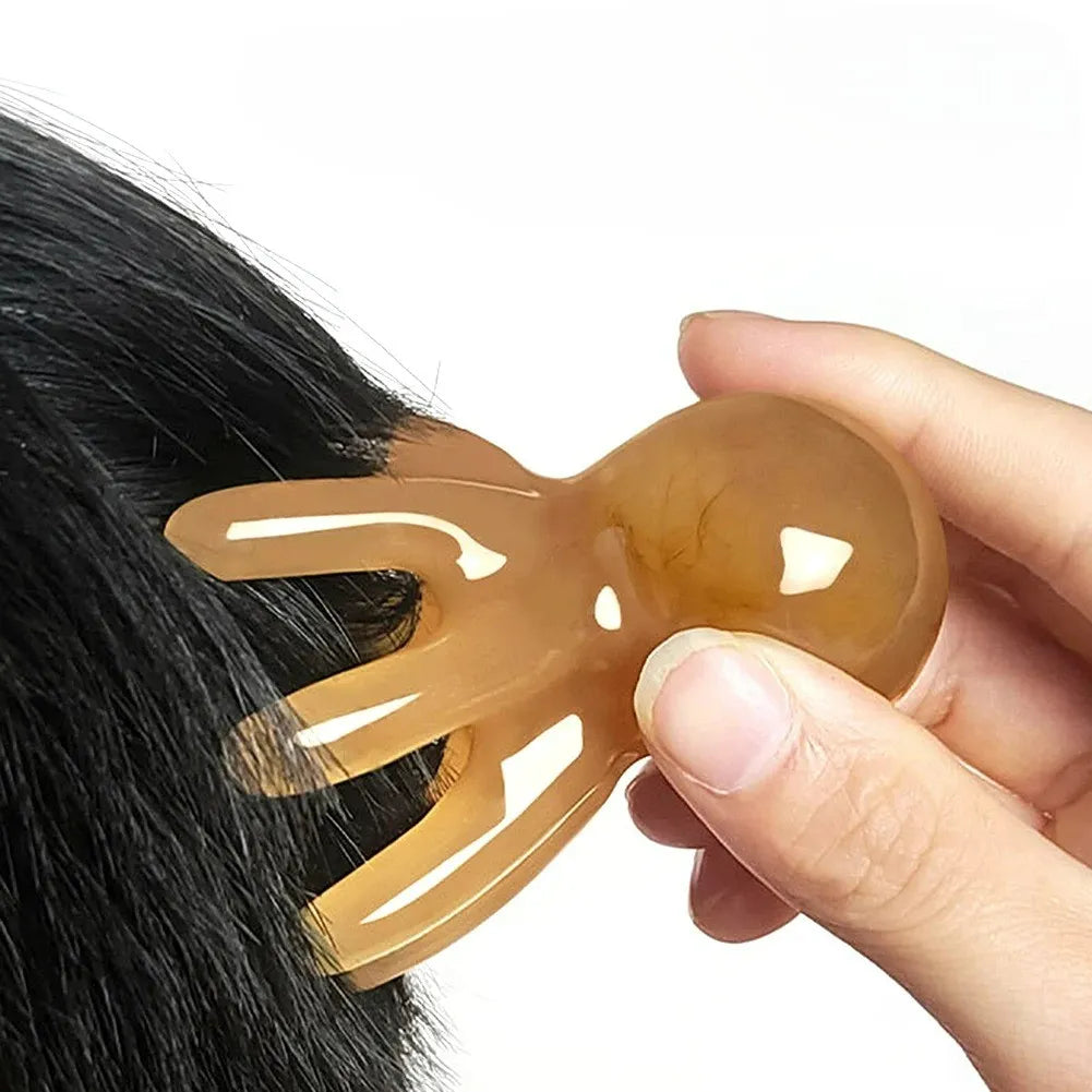 Scalp Massager – Portable Resin Head Massage Comb for Relaxation and Scalp Care-TRUZENIC