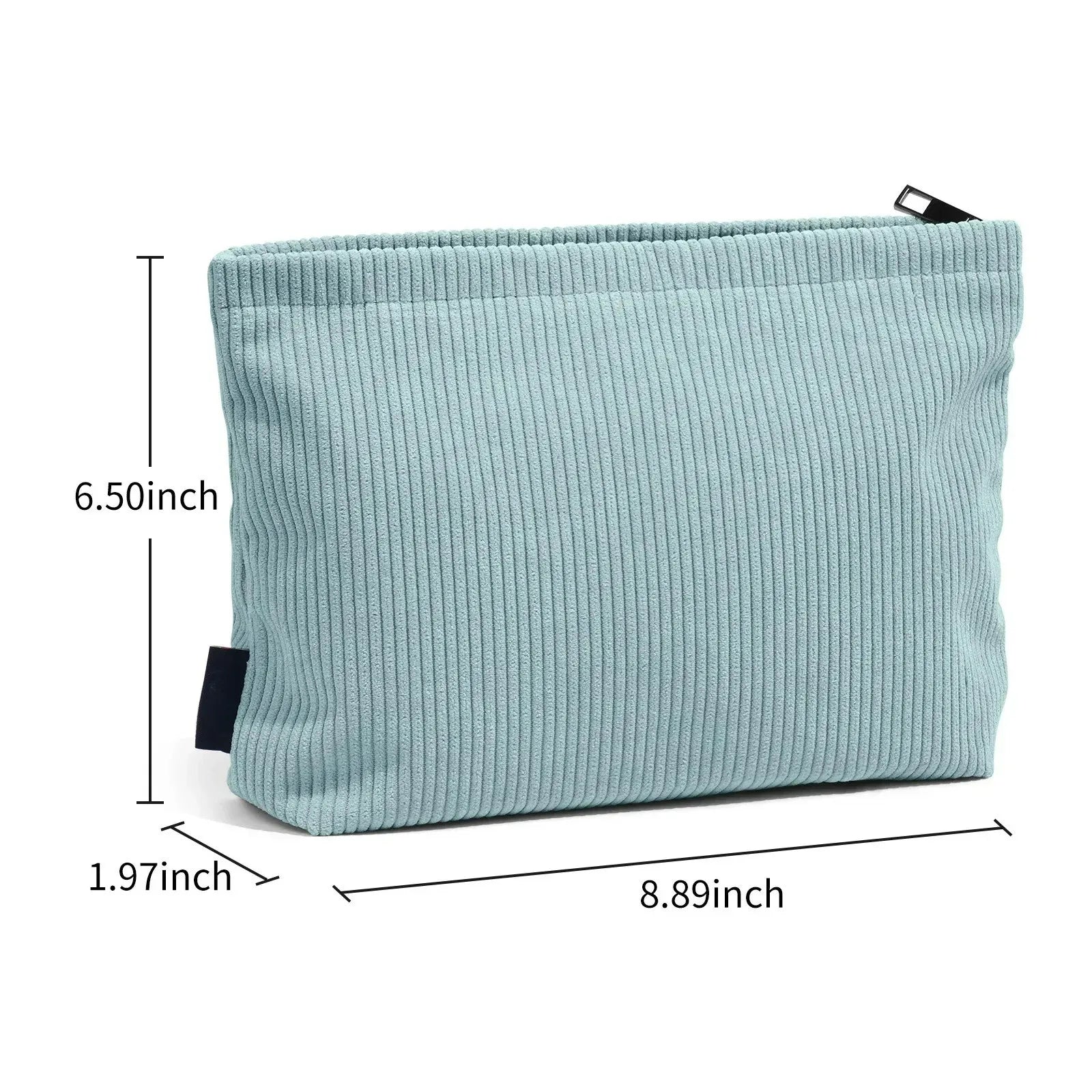 Travel Makeup Bag – Large Capacity Portable Cosmetic Organizer with Zipper for Women-TRUZENIC