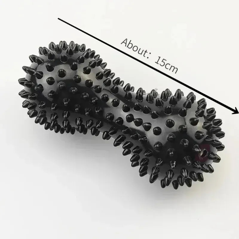 Foot Massage Roller Ball – Double Spiky Peanut Roller for Arch Support, Mobility, and Muscle Relaxation-TRUZENIC
